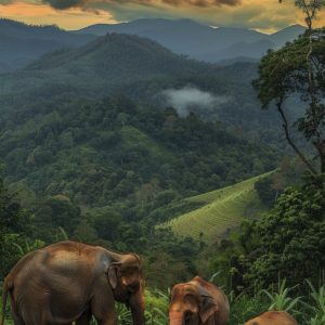 photorealistic-scene-wild-elephants